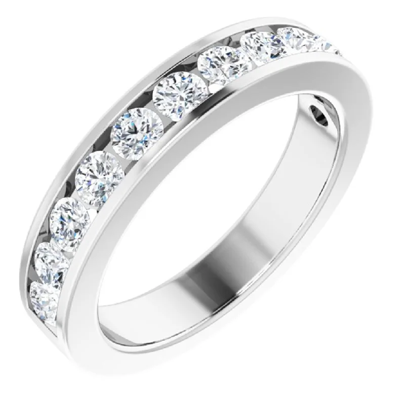 Don't Miss These Dazzling Jewelry Discounts 14K White Gold Channel Set Diamond Wedding Band Don't Miss These Dazzling Jewelry Discounts 14K White Gold Channel Set Diamond Wedding Band