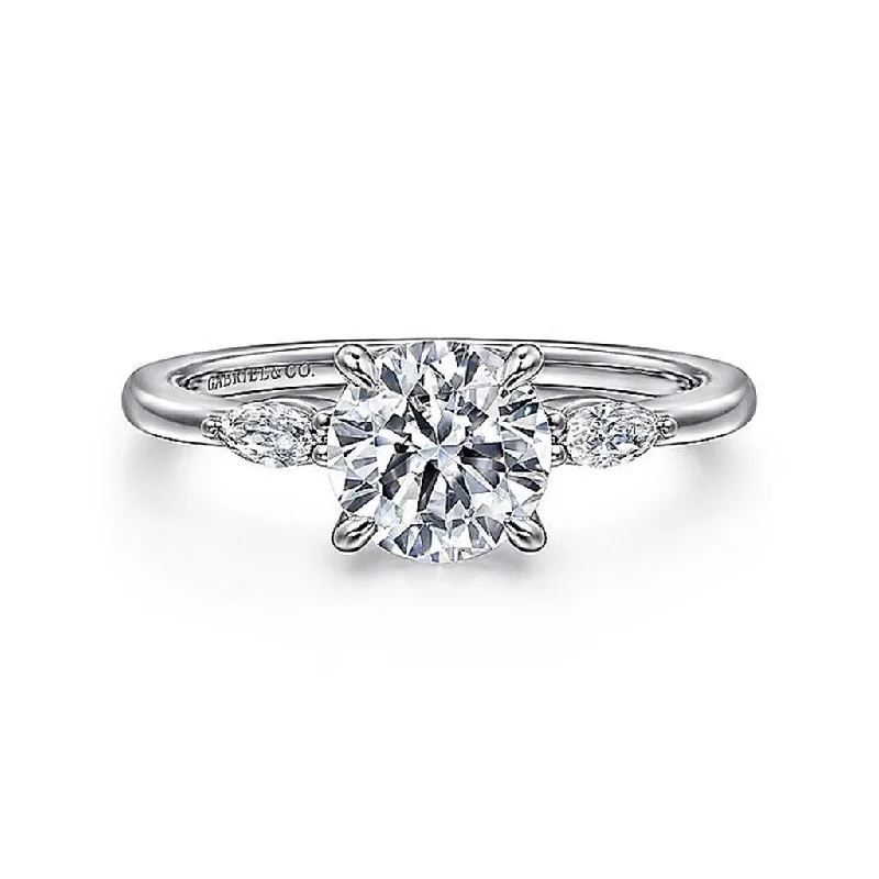 Upgrade Your Collection With Our Limited-Time Jewelry Sale 14K White Gold 'Dela' Three Stone Round Diamond Engagement Ring Upgrade Your Collection With Our Limited-Time Jewelry Sale 14K White Gold 'Dela' Three Stone Round Diamond Engagement Ring