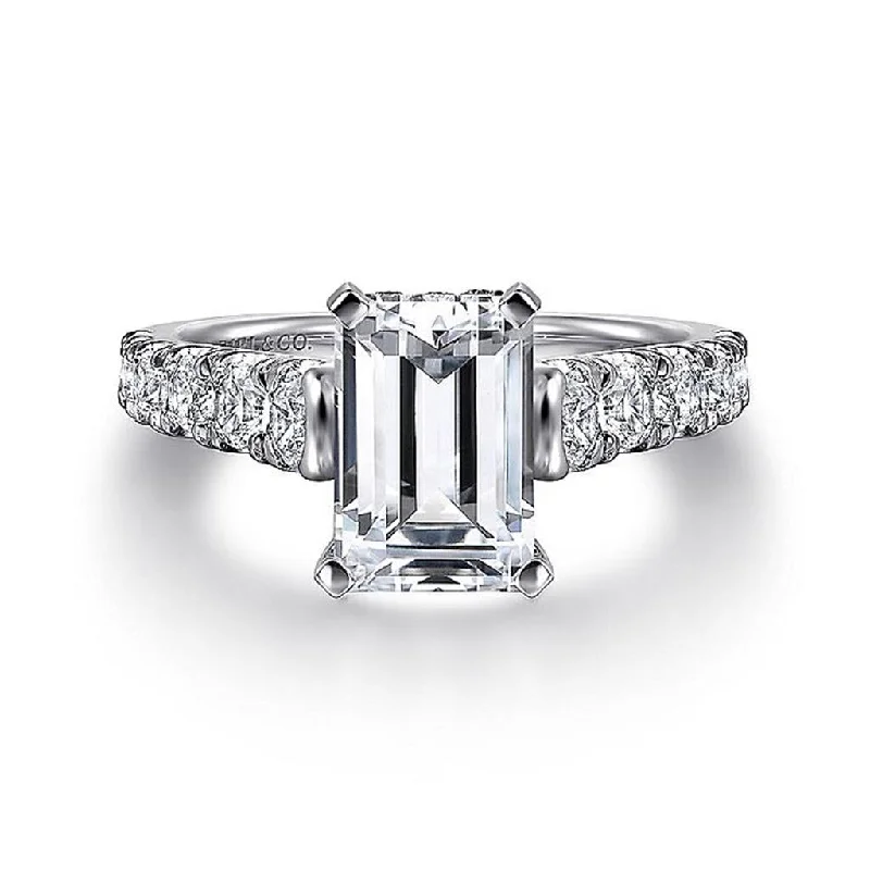 Trending Jewelry Styles Now At Limited-Time Discounts 14K White Gold 'Piper' Hidden Halo Emerald Cut Diamond Engagement Ring Trending Jewelry Styles Now At Limited-Time Discounts 14K White Gold 'Piper' Hidden Halo Emerald Cut Diamond Engagement Ring