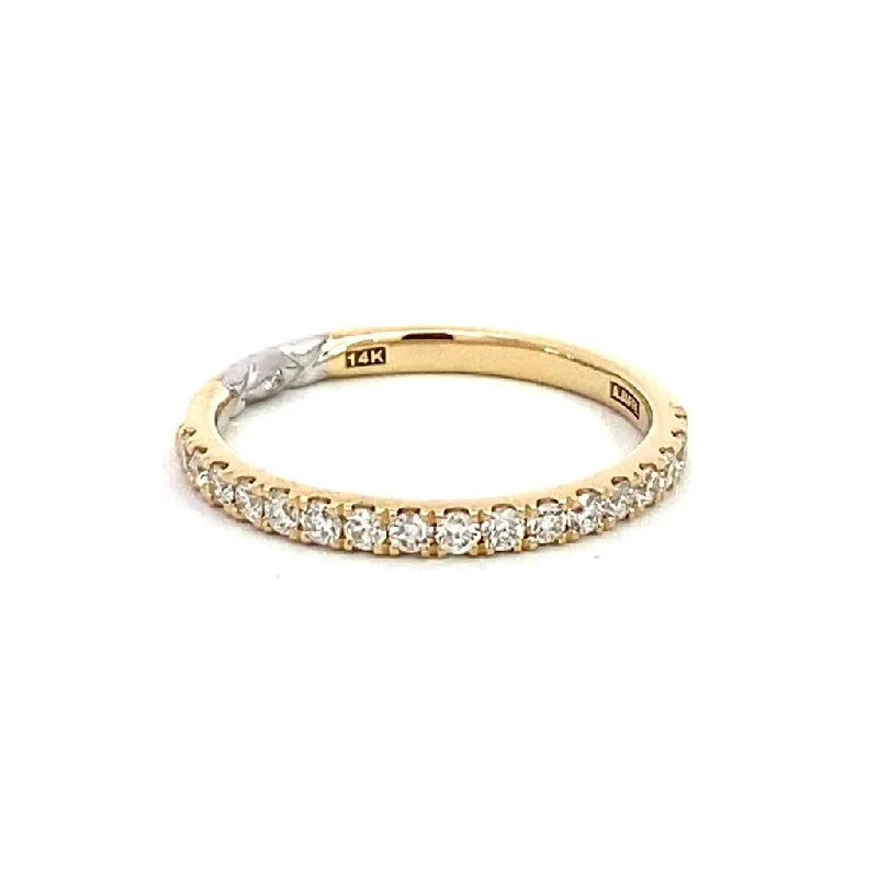 Jewelry Clearance – Final Chance To Save Big 14K Yellow And White Gold Straight Diamond Band Jewelry Clearance – Final Chance To Save Big 14K Yellow And White Gold Straight Diamond Band