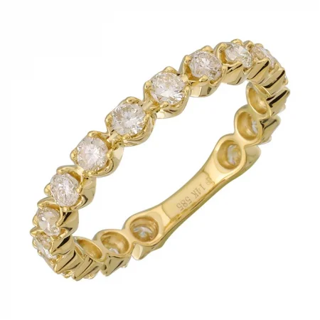 Grab Your Dream Jewelry At The Lowest Prices 14K Yellow Gold Diamond Ring