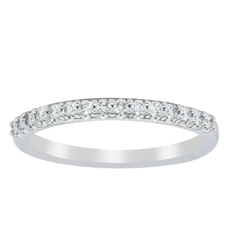 Grab Your Favorite Jewelry At The Lowest Prices 18ct White Gold .20ct Diamond Manhattan Band Grab Your Favorite Jewelry At The Lowest Prices 18ct White Gold .20ct Diamond Manhattan Band