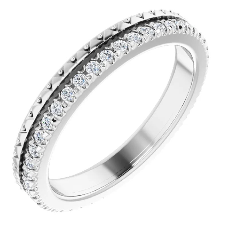 Your Dream Jewelry At Dream Prices 2.75mm 14K White Gold Natural Diamond Eternity Band Your Dream Jewelry At Dream Prices 2.75mm 14K White Gold Natural Diamond Eternity Band