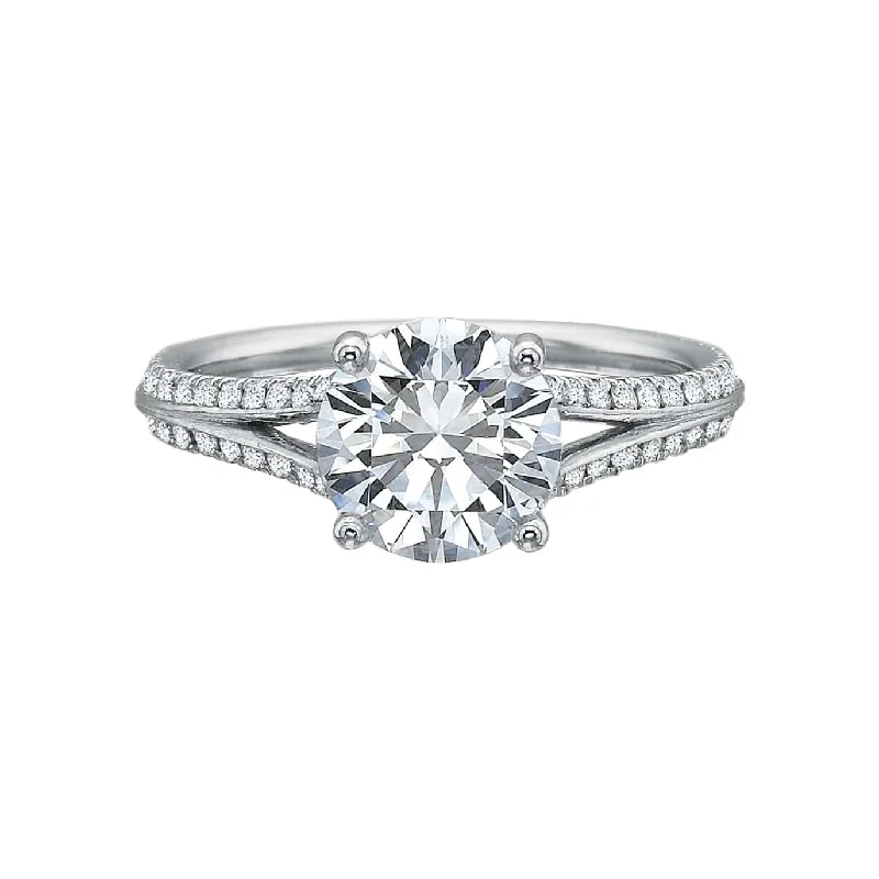 Elegant Rose Gold Jewelry For A Stylish Touch New Aire Split Shank Diamond Semi Mount Ring Elegant Rose Gold Jewelry For A Stylish Touch New Aire Split Shank Diamond Semi Mount Ring