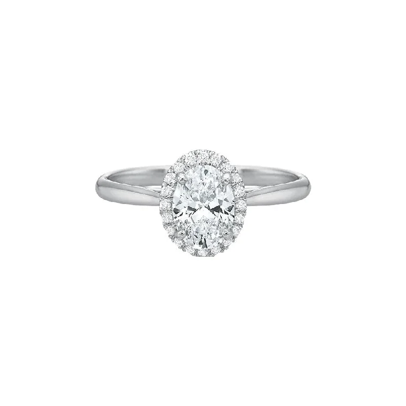 Special Jewelry Deals – Upgrade Your Collection Oval New Aire Halo Semi Mount Ring