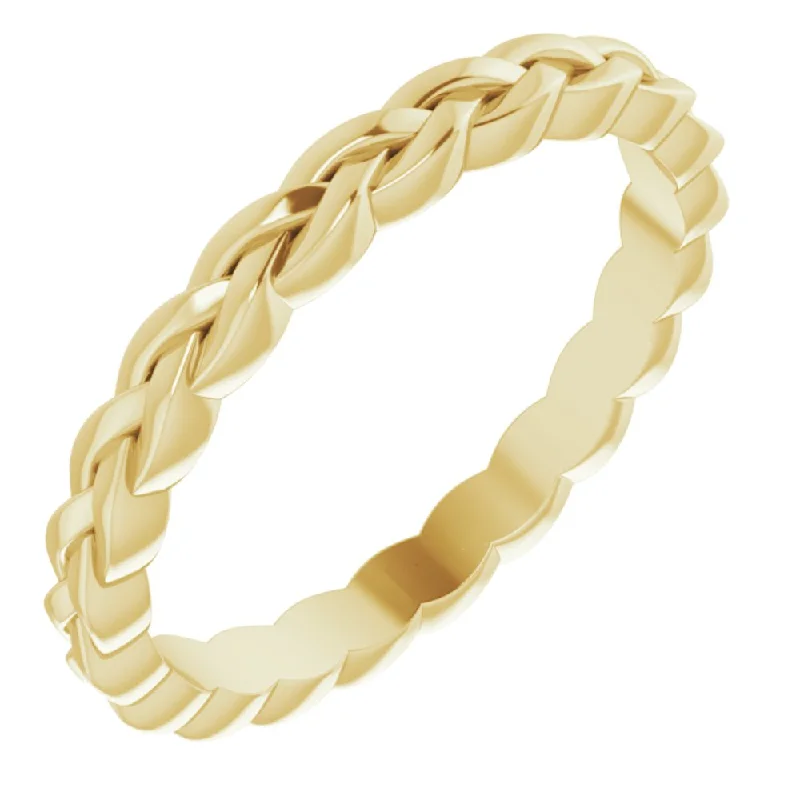 Best Jewelry Deals – Shop Premium Pieces At Great Prices 2mm 14K Yellow Gold Woven Standard Fit Band Best Jewelry Deals – Shop Premium Pieces At Great Prices 2mm 14K Yellow Gold Woven Standard Fit Band