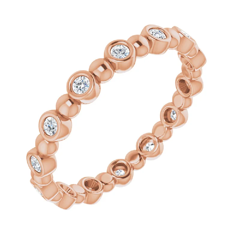 Luxury Jewelry Sale – Sparkle For Less 3.25mm 14K Rose Gold 1/4 CTW Diamond Bezel Set Eternity Band Luxury Jewelry Sale – Sparkle For Less 3.25mm 14K Rose Gold 1/4 CTW Diamond Bezel Set Eternity Band