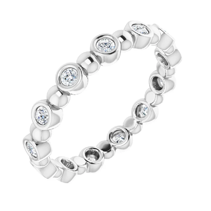 Luxury Jewelry Sale – Elegant Styles At Unbeatable Prices 3.25mm 14K White Gold 1/4 CTW Diamond Bezel Set Eternity Band Luxury Jewelry Sale – Elegant Styles At Unbeatable Prices 3.25mm 14K White Gold 1/4 CTW Diamond Bezel Set Eternity Band