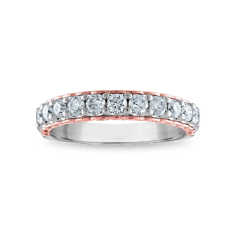 Best Jewelry Deals – Shop Premium Pieces At Great Prices EcoLove 3/4 CTW Lab Grown Diamond Wedding Ring in 14KT White and Rose Gold