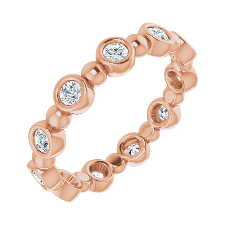 Best-Selling Jewelry Now Available At Special Deals 3.5mm 14K Rose Gold 1/2 CTW Diamond Bezel Set Eternity Band Best-Selling Jewelry Now Available At Special Deals 3.5mm 14K Rose Gold 1/2 CTW Diamond Bezel Set Eternity Band