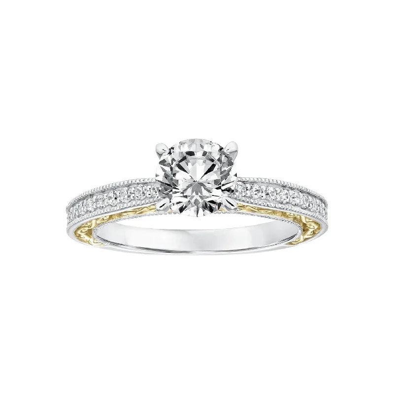 Bohemian-Inspired Jewelry For Free-Spirited Fashion Vintage Diamond Filigree Semi Mount Ring Bohemian-Inspired Jewelry For Free-Spirited Fashion Vintage Diamond Filigree Semi Mount Ring