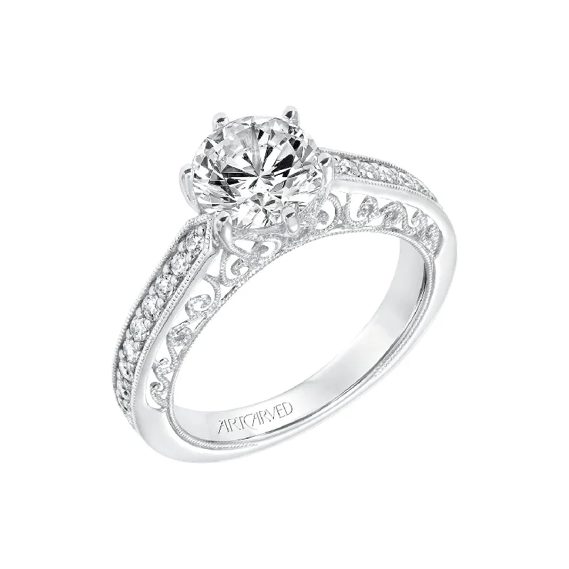 Luxury Jewelry Now At Special Promotional Rates Cossette Diamond Semi Mount Ring