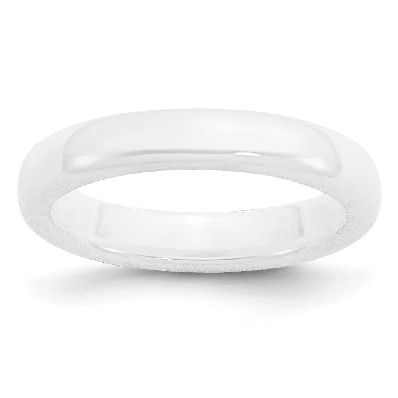Chic And Stylish Jewelry At Exclusive Prices 4mm White Ceramic Polished Domed Standard Fit Band Chic And Stylish Jewelry At Exclusive Prices 4mm White Ceramic Polished Domed Standard Fit Band