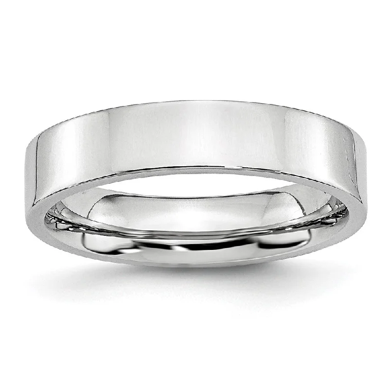 Flash Sale On Stunning Jewelry – Don't Miss Out 5mm Cobalt Polished Flat Standard Fit Band Flash Sale On Stunning Jewelry – Don't Miss Out 5mm Cobalt Polished Flat Standard Fit Band