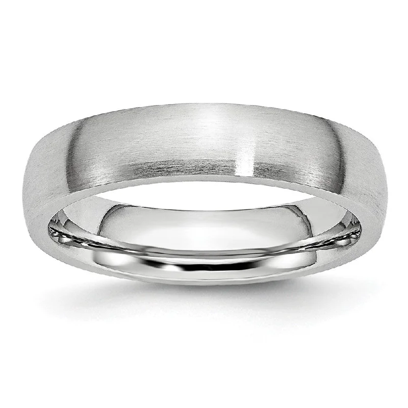 Exclusive Jewelry Offers – Shine For Less 5mm Cobalt Satin Domed Standard Fit Band Exclusive Jewelry Offers – Shine For Less 5mm Cobalt Satin Domed Standard Fit Band