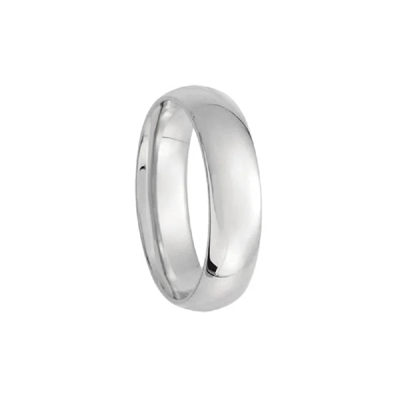 Seasonal Jewelry Sale – Upgrade Your Collection 5mm Light Domed Comfort Fit Wedding Band in 10k White Gold Seasonal Jewelry Sale – Upgrade Your Collection 5mm Light Domed Comfort Fit Wedding Band in 10k White Gold