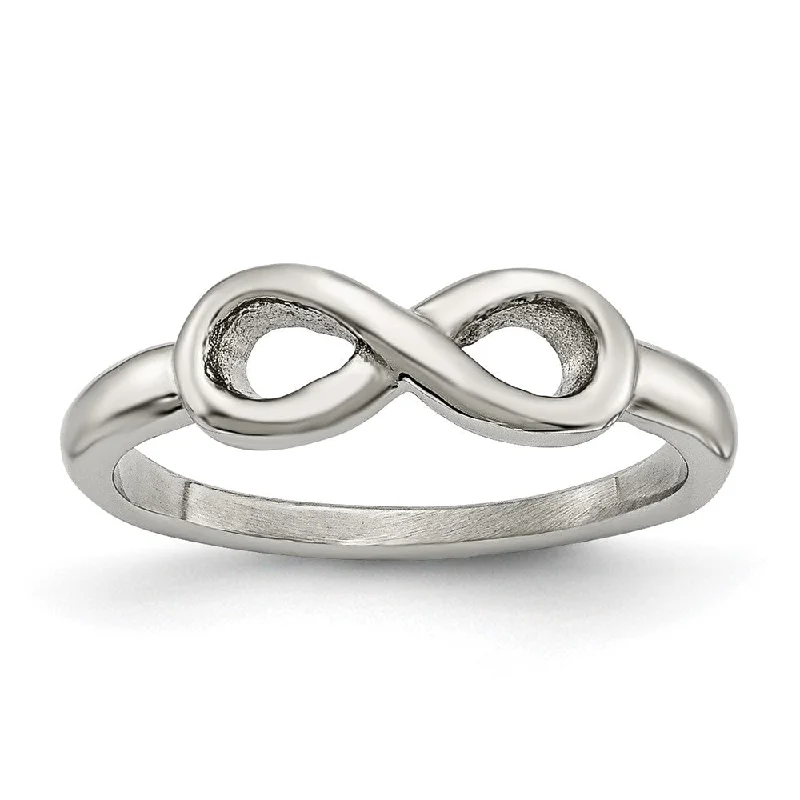 Special Jewelry Deals – Upgrade Your Collection 5mm Stainless Steel Polished Infinity Symbol Ring