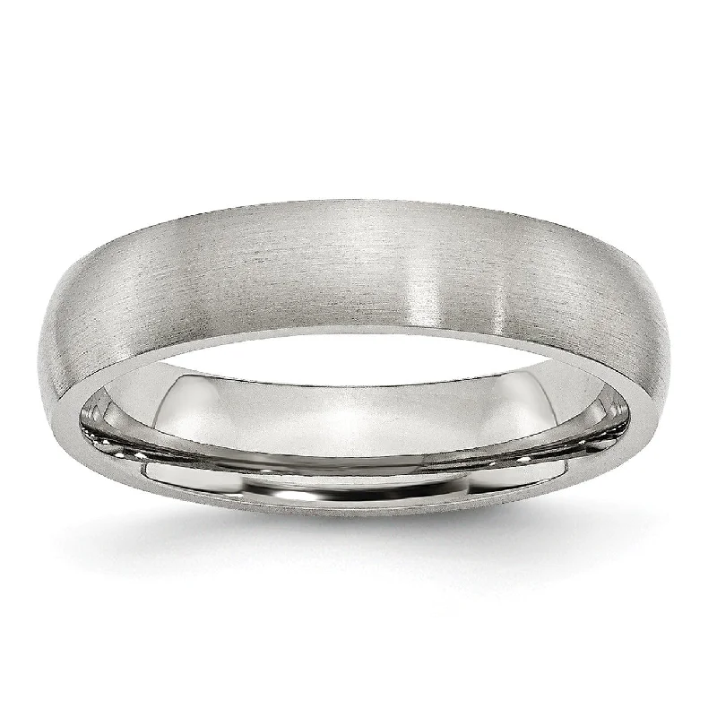 Shop Trending Jewelry With Exclusive Savings 5MM Wedding Ring in Stainless Steel