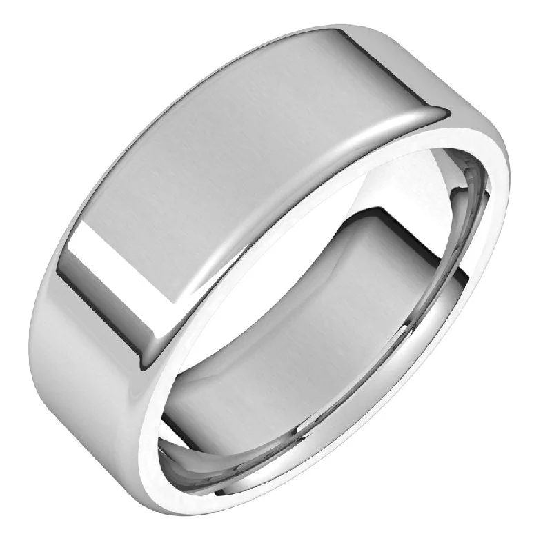 Flash Deals On Fine Jewelry – Shop Before It's Gone 7mm Platinum Polished Round Edge Comfort Fit Flat Band Flash Deals On Fine Jewelry – Shop Before It's Gone 7mm Platinum Polished Round Edge Comfort Fit Flat Band