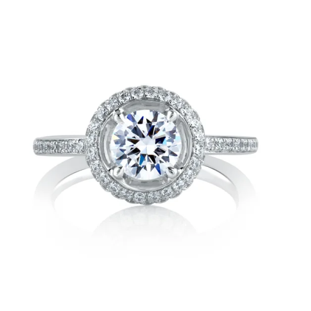 Jewelry Clearance Event – Last Chance For Stunning Deals A.Jaffe Classic Round Double Halo Diamond Engagement Ring MES325/136 Jewelry Clearance Event – Last Chance For Stunning Deals A.Jaffe Classic Round Double Halo Diamond Engagement Ring MES325/136