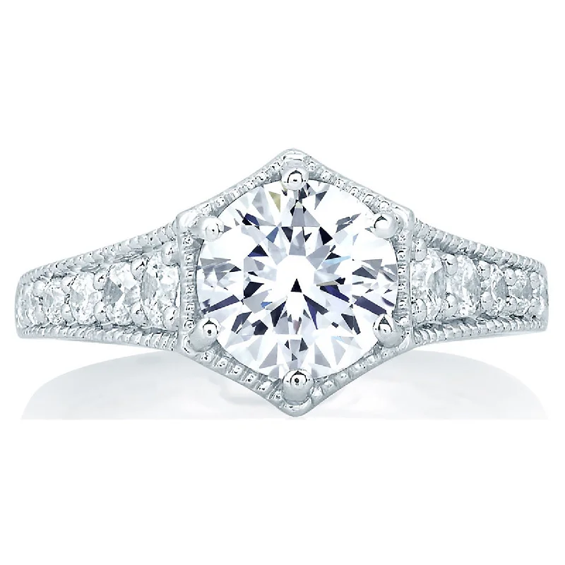 Personalized Jewelry Sale – Unique Gifts At Low Prices A.Jaffe Deco Pentilinear Pavé Diamond Engagement Ring MES646/106 Personalized Jewelry Sale – Unique Gifts At Low Prices A.Jaffe Deco Pentilinear Pavé Diamond Engagement Ring MES646/106
