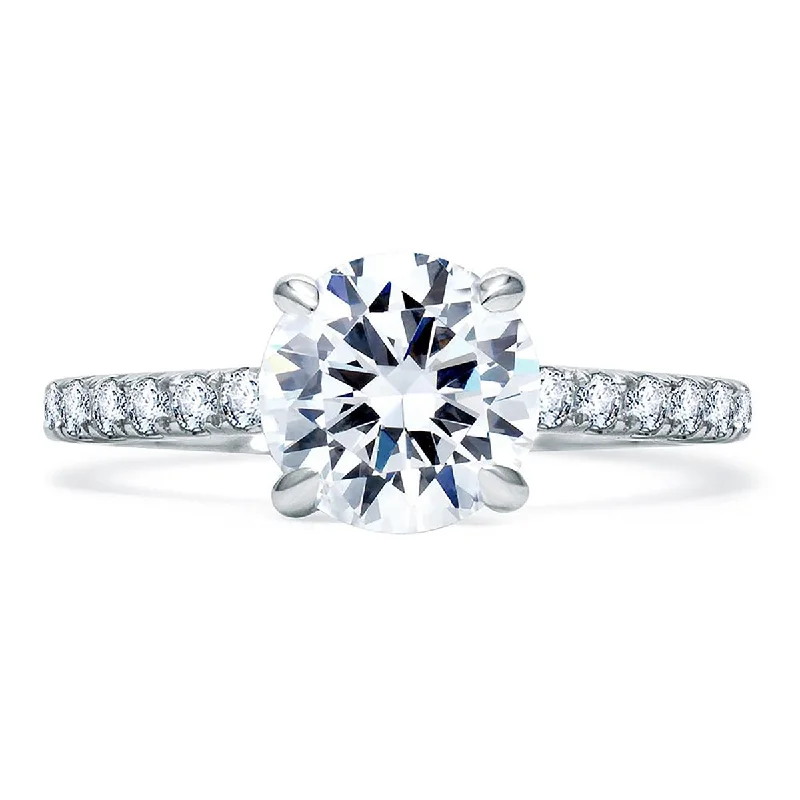 Affordable Elegance – Premium Jewelry At Special Prices A.Jaffe Classic Round Diamond Center Quilted Engagement Ring ME1850Q/183 Affordable Elegance – Premium Jewelry At Special Prices A.Jaffe Classic Round Diamond Center Quilted Engagement Ring ME1850Q/183