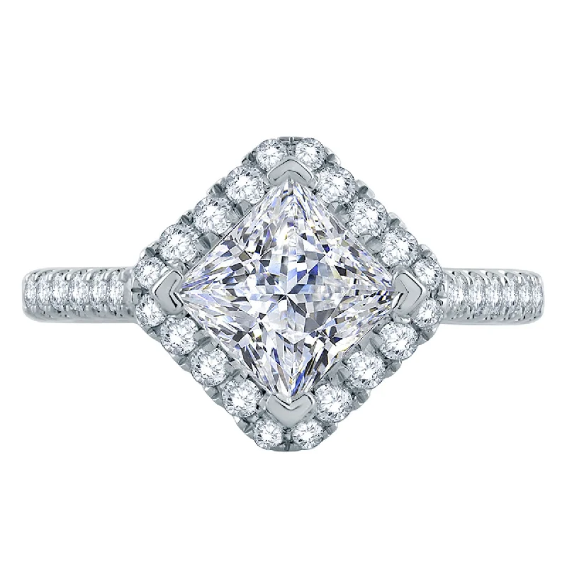 Once-A-Year Jewelry Sale – Grab Your Favorites Now A.Jaffe Diamond Pavé Set Band and Halo Princess Cut Quilted Engagement Ring ME2136Q/198 Once-A-Year Jewelry Sale – Grab Your Favorites Now A.Jaffe Diamond Pavé Set Band and Halo Princess Cut Quilted Engagement Ring ME2136Q/198