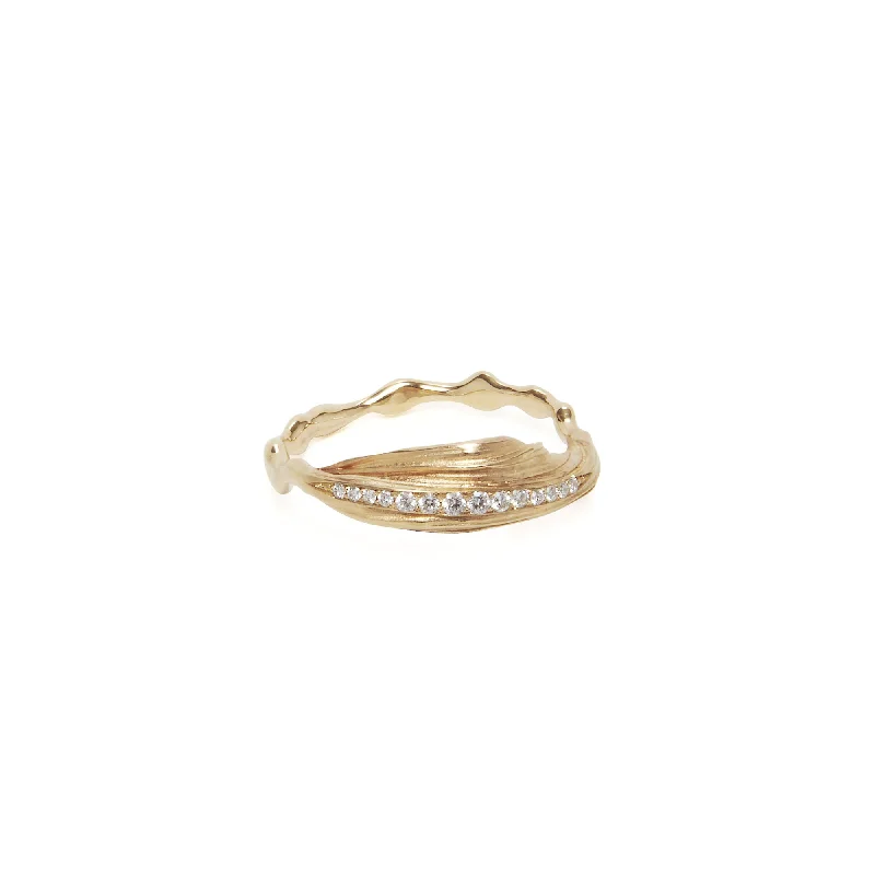 Shop Dazzling Rings, Earrings, And More At Special Discounts Palea Pavé 14K Gold Ring w. Diamond Shop Dazzling Rings, Earrings, And More At Special Discounts Palea Pavé 14K Gold Ring w. Diamond