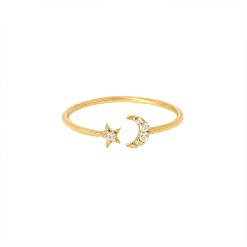 Buy More, Save More On Stunning Jewelry Pieces Moonlight, you're my starlight 18K Gold Ring w. Diamonds Buy More, Save More On Stunning Jewelry Pieces Moonlight, you're my starlight 18K Gold Ring w. Diamonds
