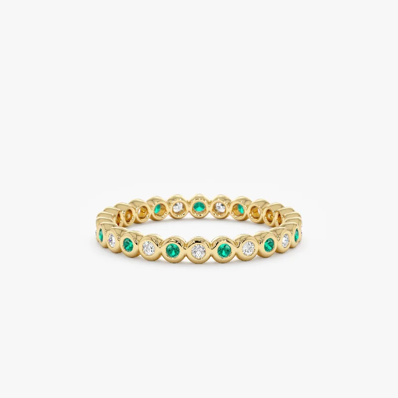 Limited-Stock Jewelry Clearance – Grab Your Favorites Now Alternating Emerald Diamond Eternity Band, Nyra Limited-Stock Jewelry Clearance – Grab Your Favorites Now Alternating Emerald Diamond Eternity Band, Nyra