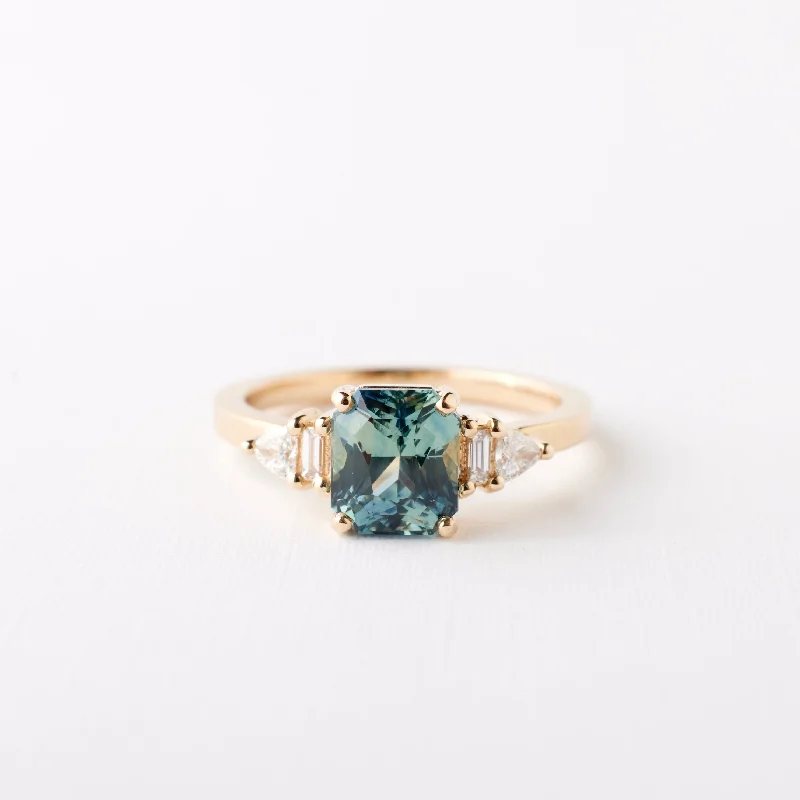 Best-Selling Jewelry Styles Now At Exclusive Discounts Anastasia Ring - 2.03ct. Teal Radiant Sapphire Best-Selling Jewelry Styles Now At Exclusive Discounts Anastasia Ring - 2.03ct. Teal Radiant Sapphire