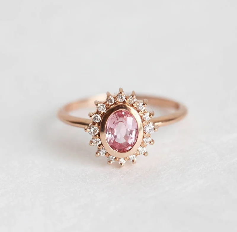 Sparkle More For Less – Jewelry Sale Happening Now Angie Peach Pink Sapphire Diamond Ring Sparkle More For Less – Jewelry Sale Happening Now Angie Peach Pink Sapphire Diamond Ring