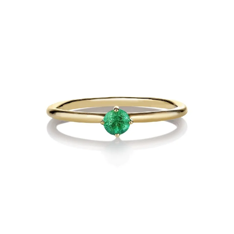Seasonal Jewelry Sale – Upgrade Your Style Today Malene 3.5 Green 14K Gold Ring w. Emerald Seasonal Jewelry Sale – Upgrade Your Style Today Malene 3.5 Green 14K Gold Ring w. Emerald