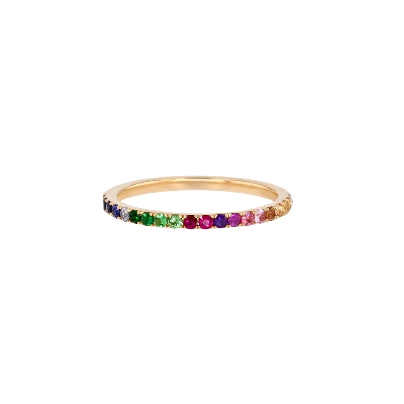 Get The Best Deals On Timeless Jewelry Pieces Monara Eternity 18K Gold Ring w. Sapphires, Tsavorite & Diamond Get The Best Deals On Timeless Jewelry Pieces Monara Eternity 18K Gold Ring w. Sapphires, Tsavorite & Diamond