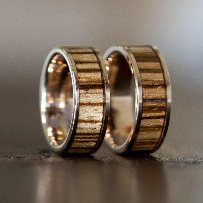 Get Your Favorite Jewelry At The Best Price "Apollo" Rose Gold Zebrawood Inlay Ring Get Your Favorite Jewelry At The Best Price "Apollo" Rose Gold Zebrawood Inlay Ring