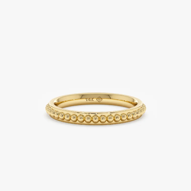 Buy More, Save More On Stunning Jewelry Pieces Bead Design Eternity Wedding Band, Devika Buy More, Save More On Stunning Jewelry Pieces Bead Design Eternity Wedding Band, Devika
