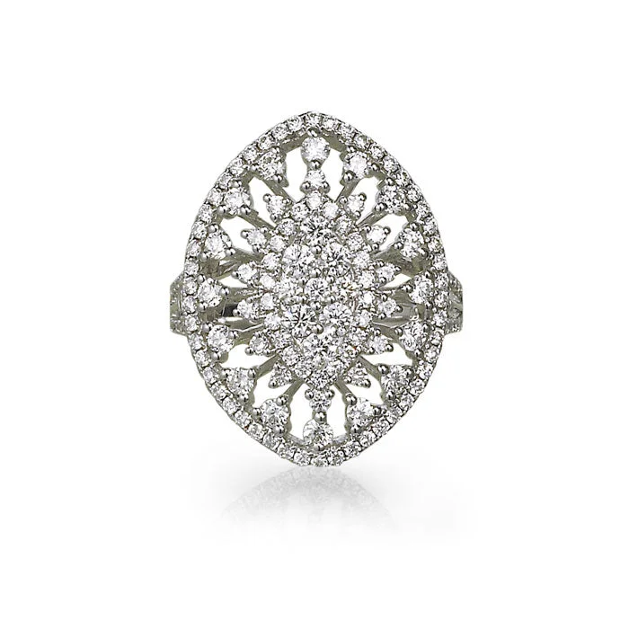 Dainty Floral Jewelry For Feminine Elegance "Bernadette" Ring