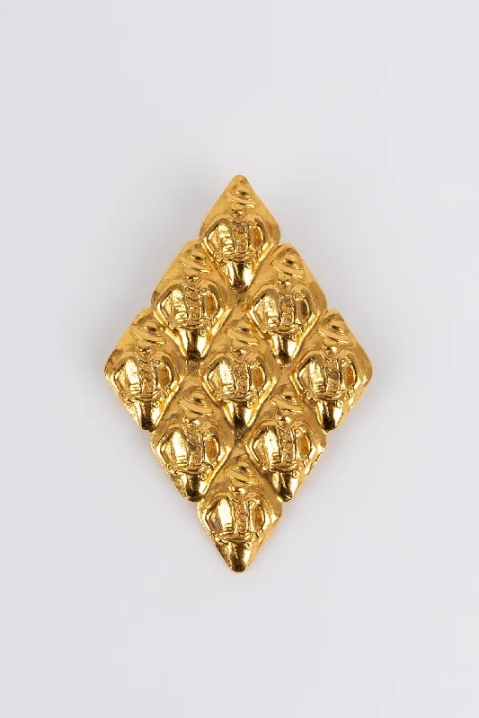 Exclusive Jewelry Sale – Shine For Less Broche dorée Chanel