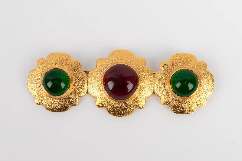 Shop Dazzling Jewelry At The Best Prices Broche dorée Chanel 1980s