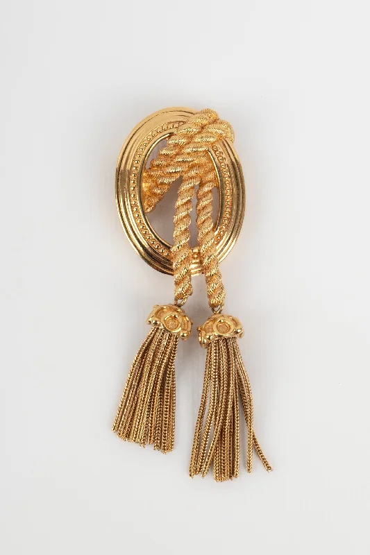 Grab Your Favorite Jewelry At The Lowest Prices Broche en métal dor Dior