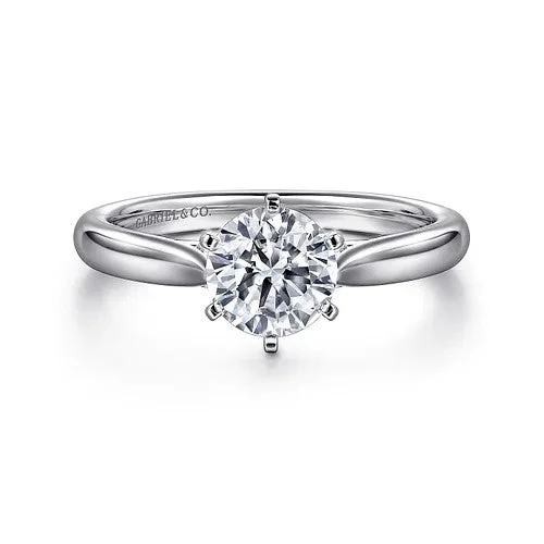 Premium Diamond Jewelry At Once-In-A-Lifetime Discounts Cassie - 14K White Gold Round Diamond Engagement Ring (Setting Only) Premium Diamond Jewelry At Once-In-A-Lifetime Discounts Cassie - 14K White Gold Round Diamond Engagement Ring (Setting Only)