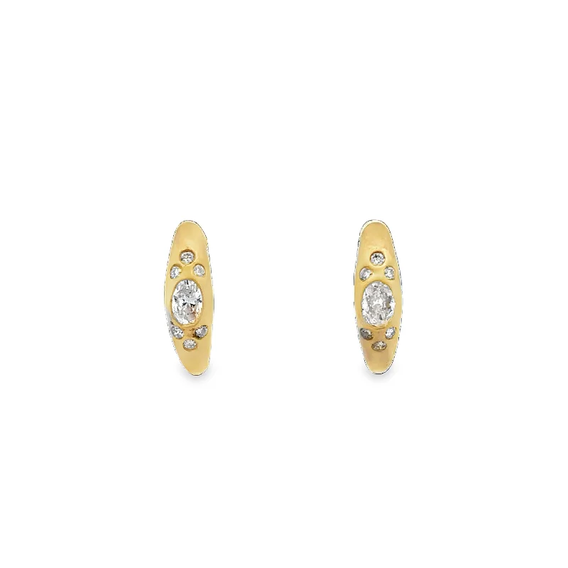 Grab Your Dream Jewelry At The Lowest Prices Chic Flush Set Diamond Hoops in Yellow Gold Grab Your Dream Jewelry At The Lowest Prices Chic Flush Set Diamond Hoops in Yellow Gold