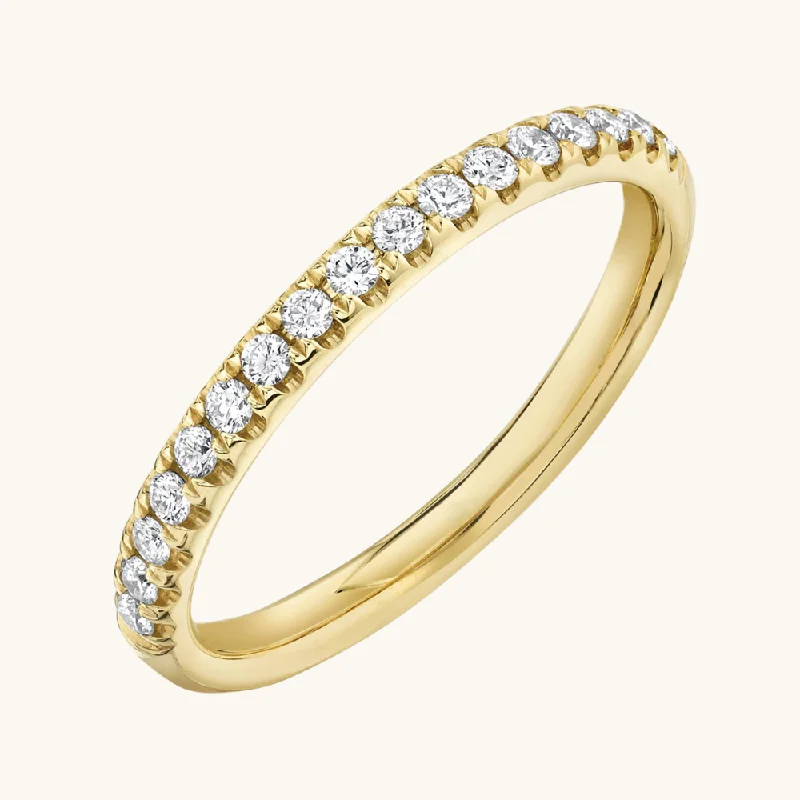 Customized Silver Jewelry For Unique Style Classic Diamond Band