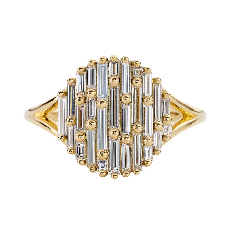 Dazzle With Discounts – Shop Jewelry On Sale Cluster Ring with Assemblage of Needle Baguette Diamonds - the Light Catcher Ring Dazzle With Discounts – Shop Jewelry On Sale Cluster Ring with Assemblage of Needle Baguette Diamonds - the Light Catcher Ring
