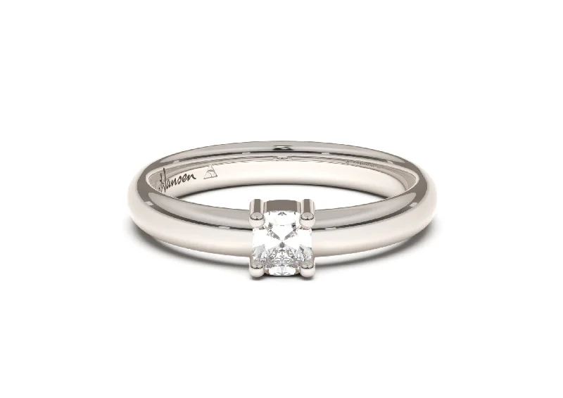 Make Your Outfit Shine With Discounted Jewelry Cushion Classic Slim Engagement Ring, White Gold & Platinum Make Your Outfit Shine With Discounted Jewelry Cushion Classic Slim Engagement Ring, White Gold & Platinum