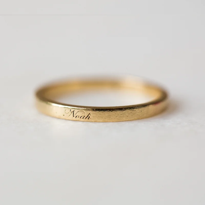 Exclusive Jewelry Sale – Sparkle For Less Dainty Personalized Band | 14-Karat