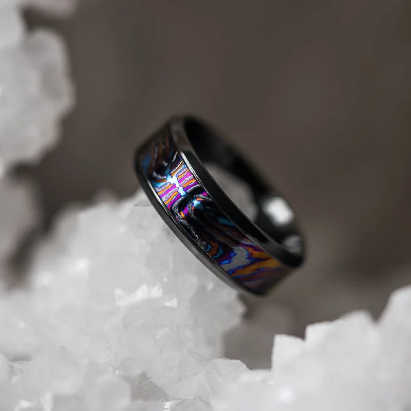 Upgrade Your Collection With Our Limited-Time Jewelry Sale "Eclipse Mokume" Titanium Mokume x Black Zirconium Upgrade Your Collection With Our Limited-Time Jewelry Sale "Eclipse Mokume" Titanium Mokume x Black Zirconium