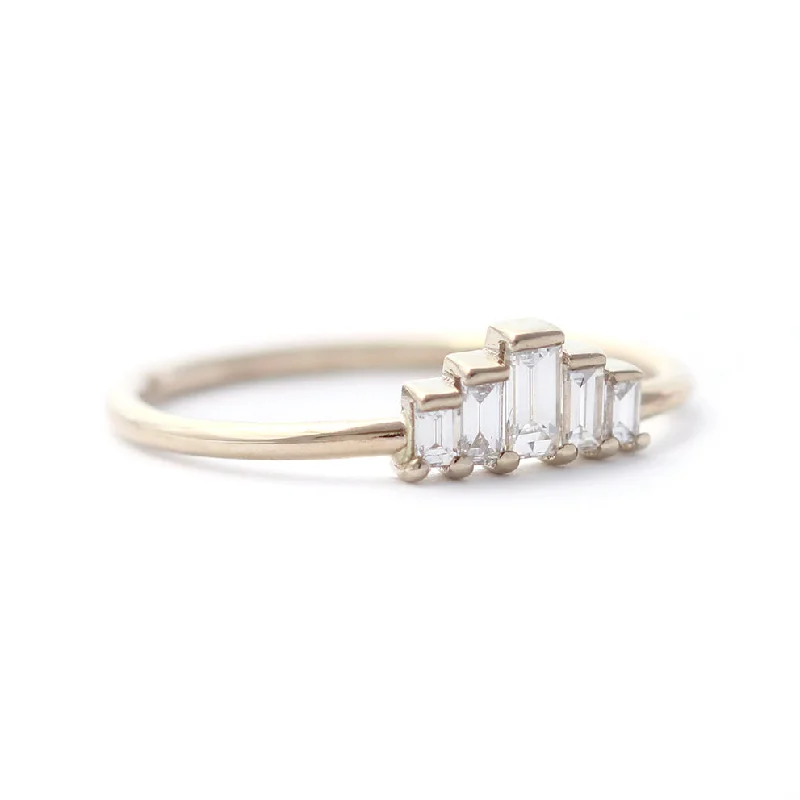 Best Jewelry Sale Prices – Limited-Time Offer Five Baguette Diamonds Engagement Ring - 0.25 Carat Diamond Ring Best Jewelry Sale Prices – Limited-Time Offer Five Baguette Diamonds Engagement Ring - 0.25 Carat Diamond Ring