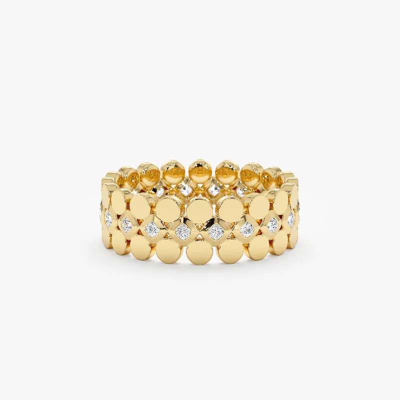 Premium Jewelry At Promotional Prices – Shine Today Flat Bead Diamond Eternity Ring, Izi Premium Jewelry At Promotional Prices – Shine Today Flat Bead Diamond Eternity Ring, Izi