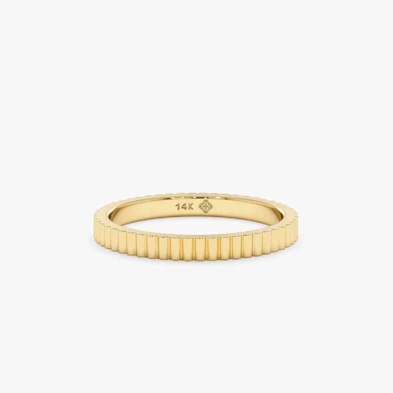 Dainty And Elegant Jewelry Now At Reduced Prices Fluted Design Wedding Band, Celia Dainty And Elegant Jewelry Now At Reduced Prices Fluted Design Wedding Band, Celia